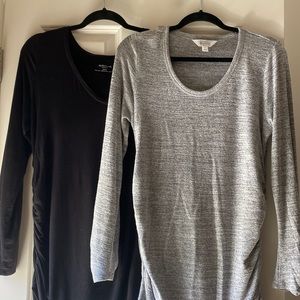 Bundle of 2 Maternity long sleeve shirts in excellent condition!